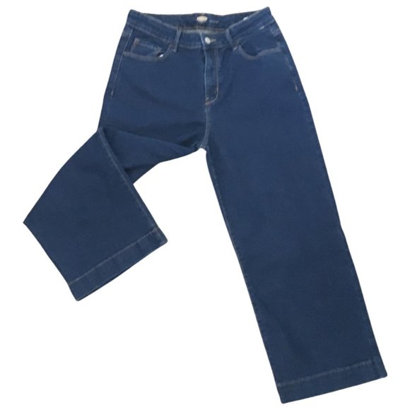 🌸4/$30🌸 High Rise Wide Leg Cropped Jeans - Picture 4 of 7